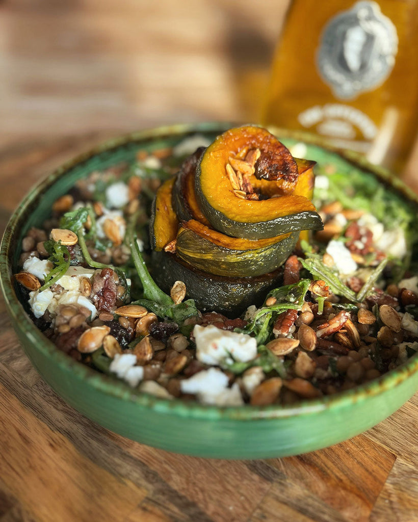 Pumpkin, Lentil and Feta Salad - World Vegetarian Day