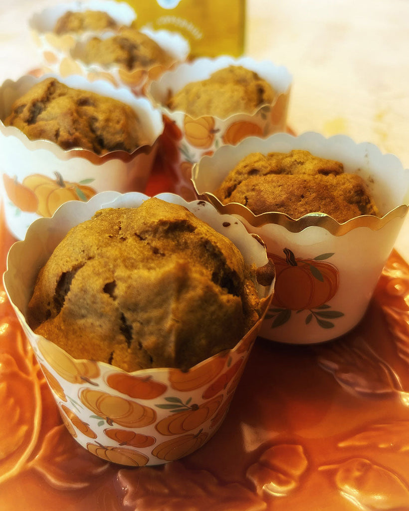 Pumpkin and Butternut Squash Spiced Muffins.